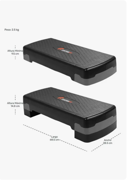 Step aeróbico en uso