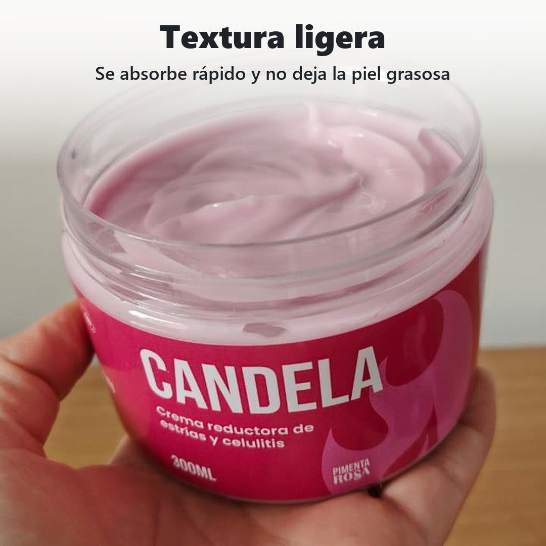 Textura ligera de la crema Candela