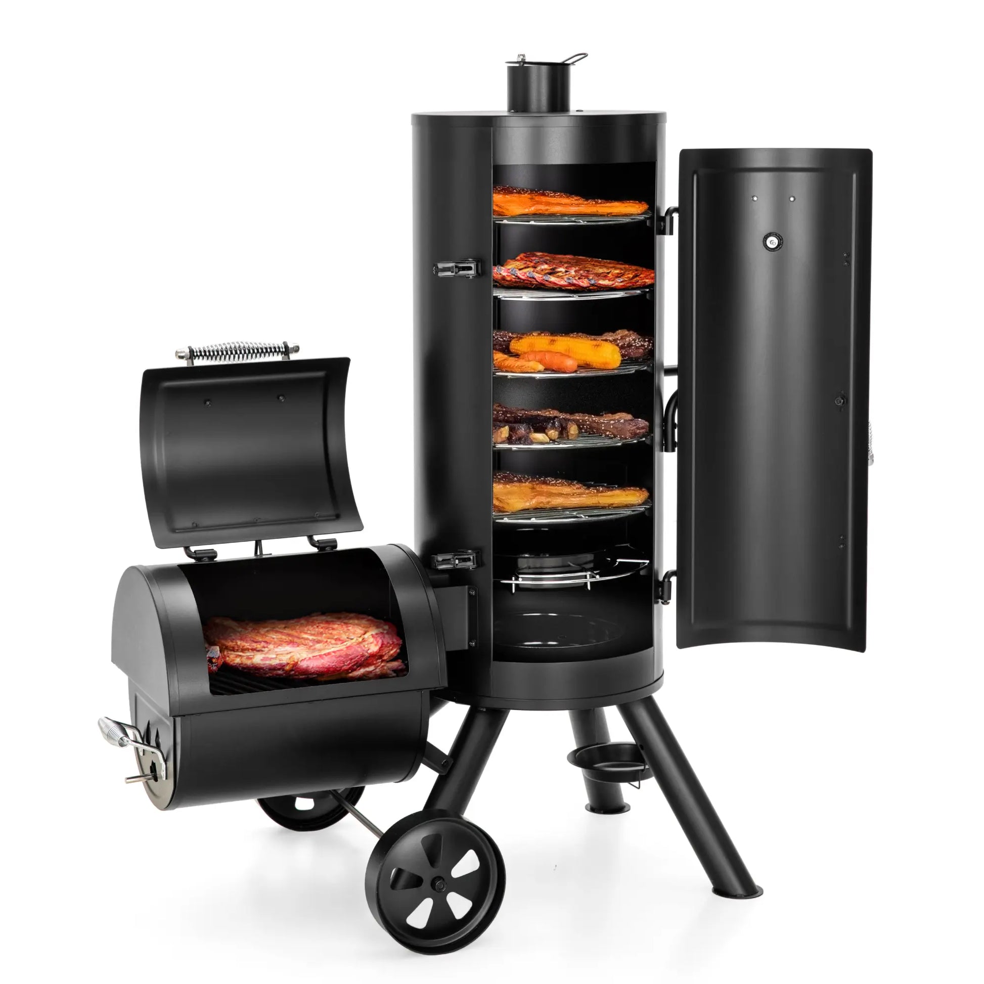 Offset Charcoal Smoker