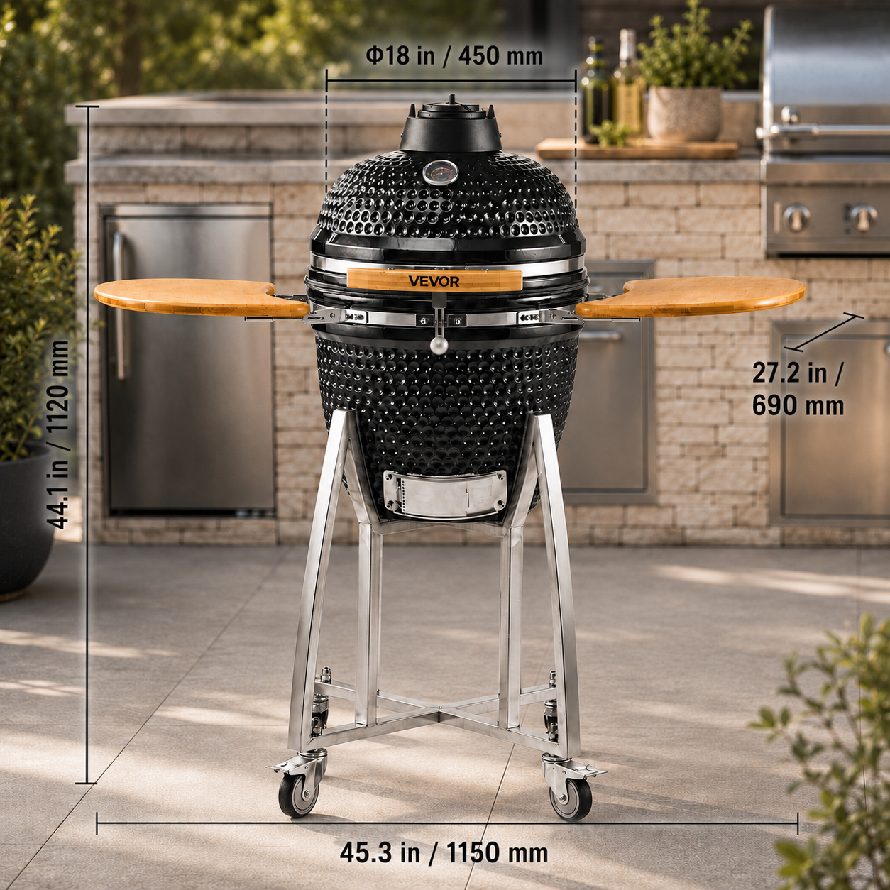 Kamado Charcoal Grill