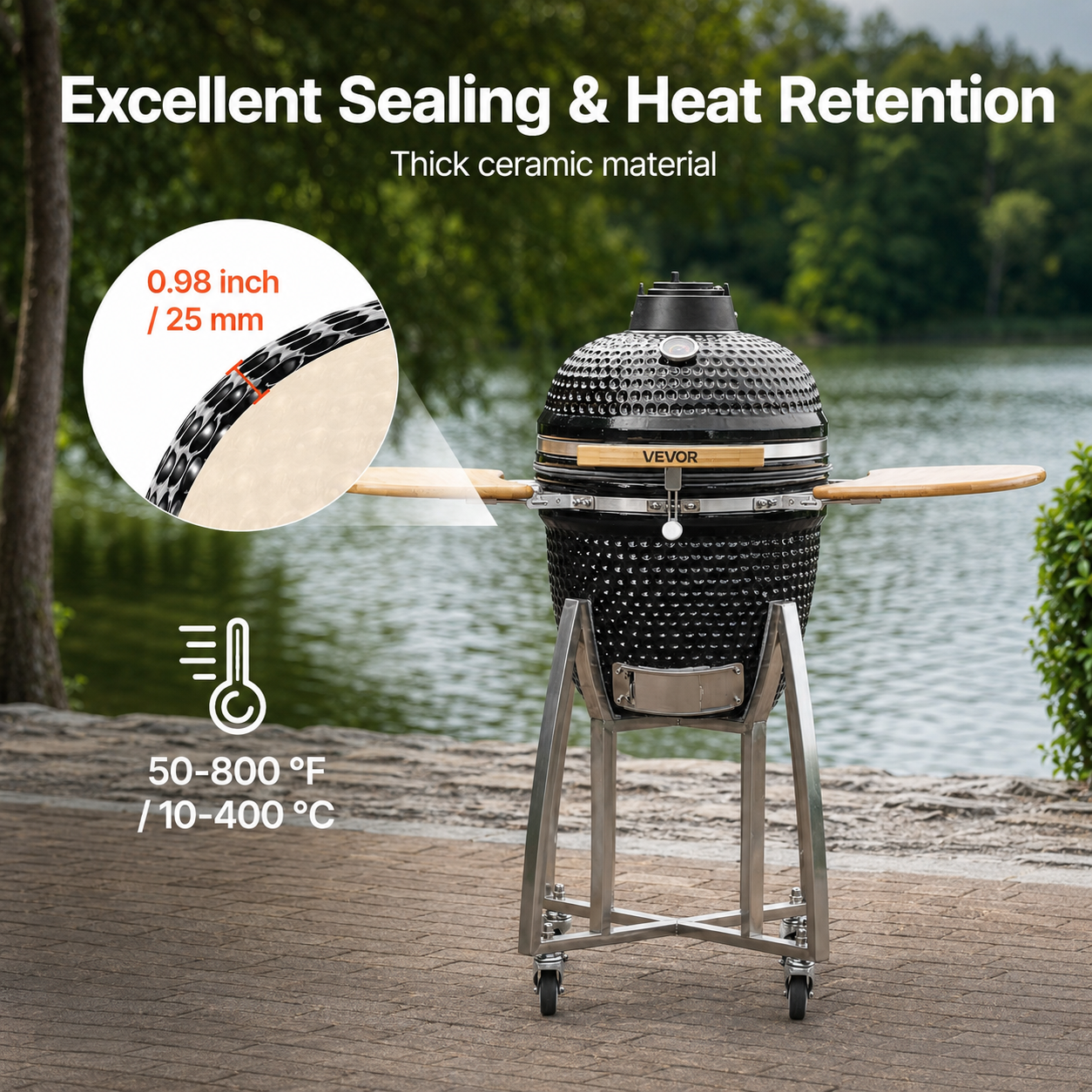 Kamado Charcoal Grill