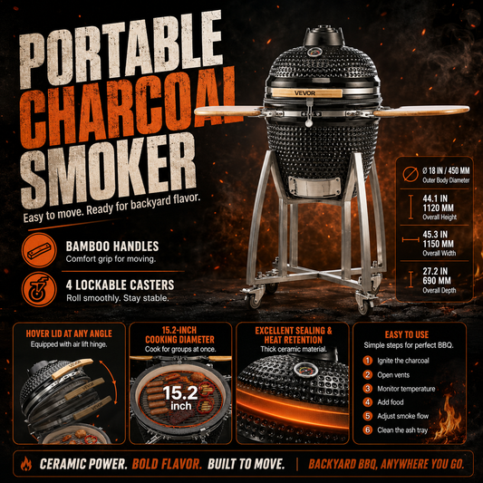 Kamado Charcoal Grill