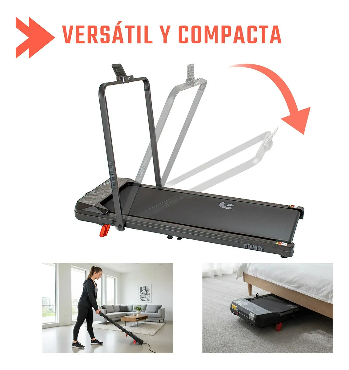 StrideFit Go en uso en casa