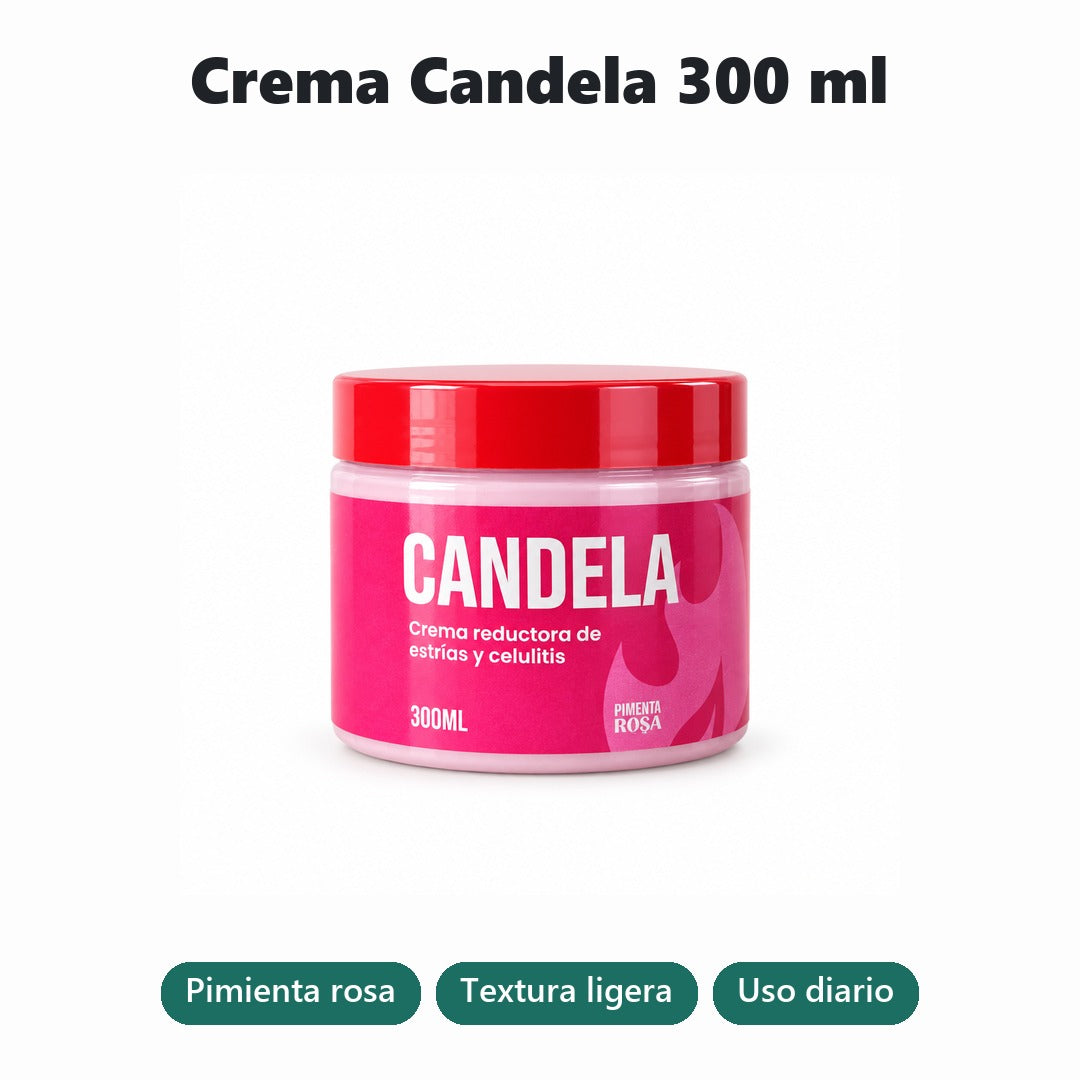Crema Candela con pimienta rosa 300 ml