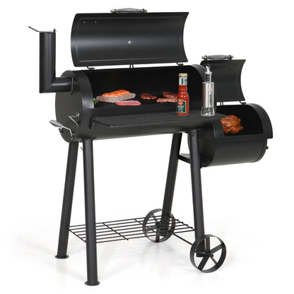 Offset Charcoal Smoker